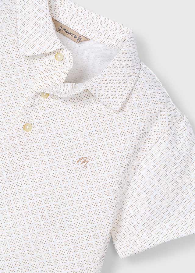 Polo imprimeu geometric