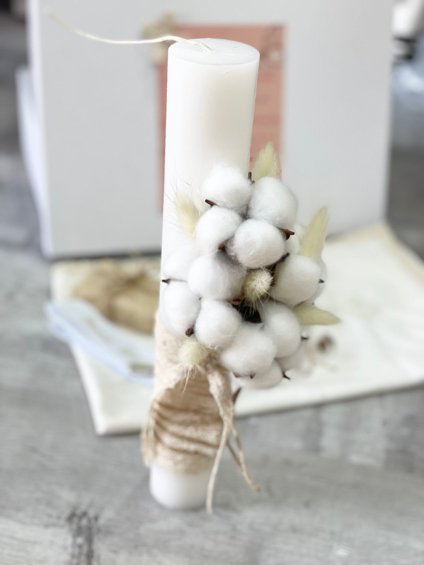 Trusou Ivoire + lumanare