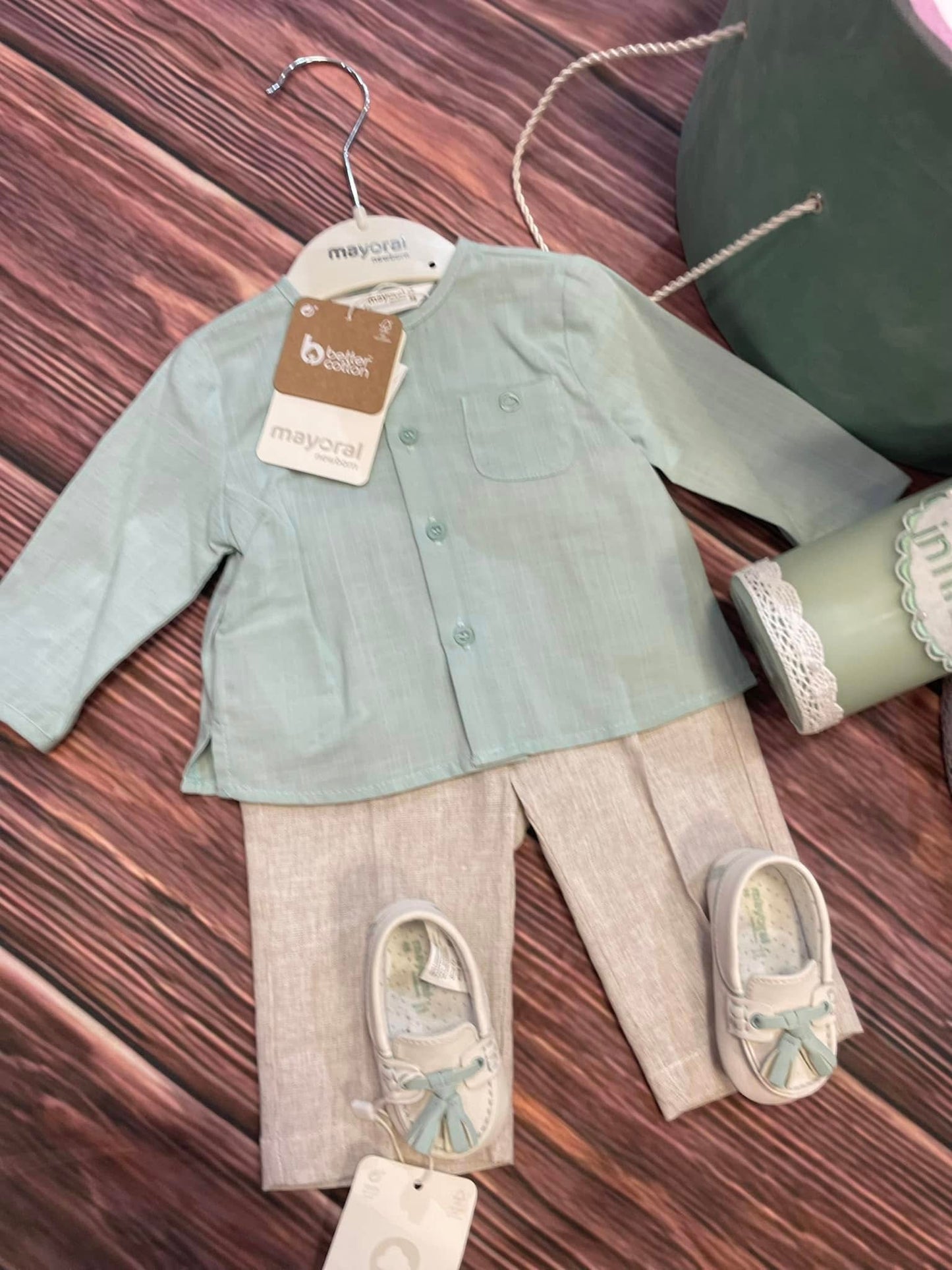 Pachet botez VERDE MENTA