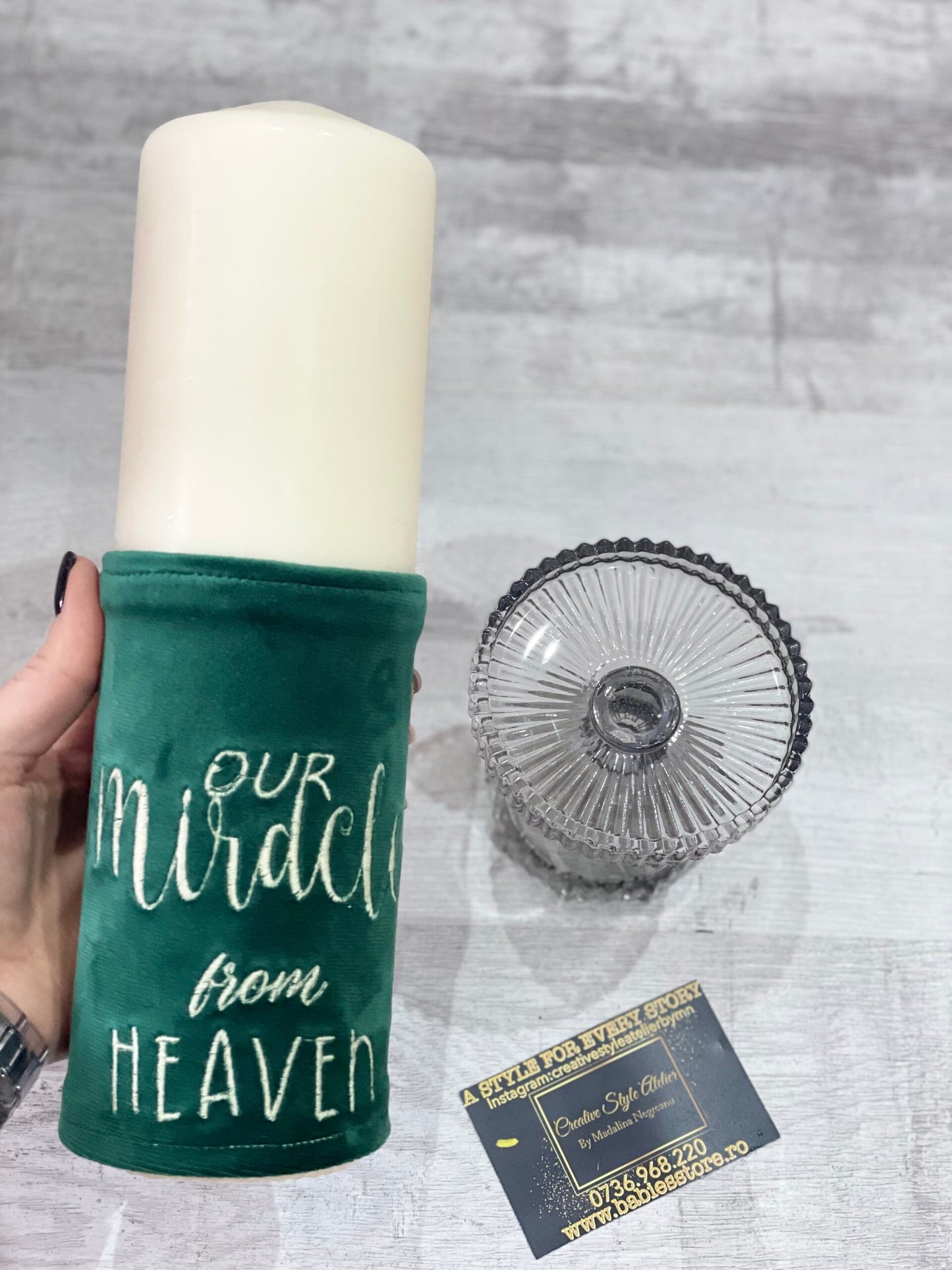 Lumanare botez- our miracle