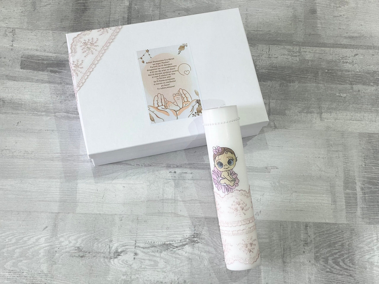 Trusou baby girl + lumanare