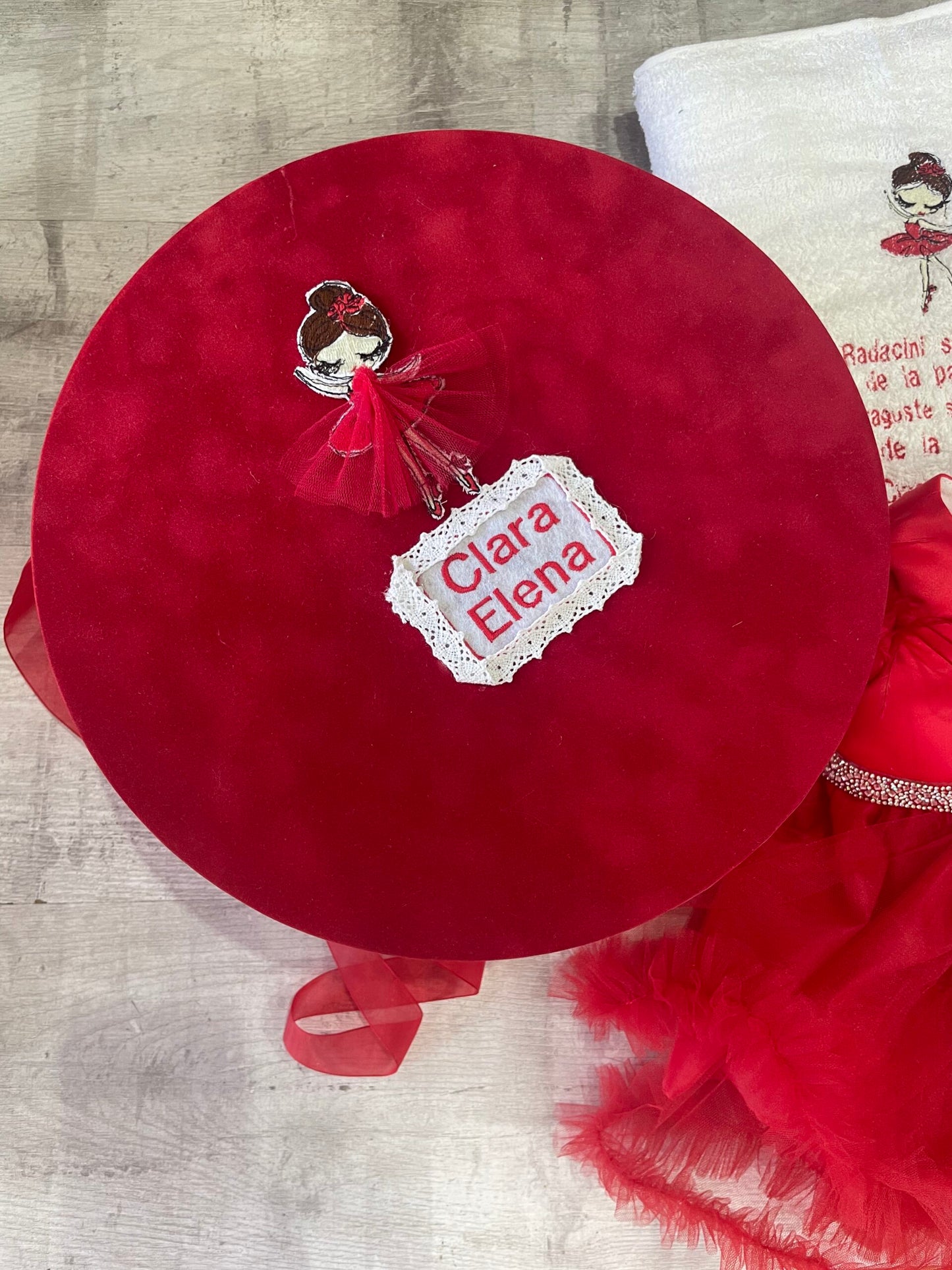 Pachet botez BALERINA -RED