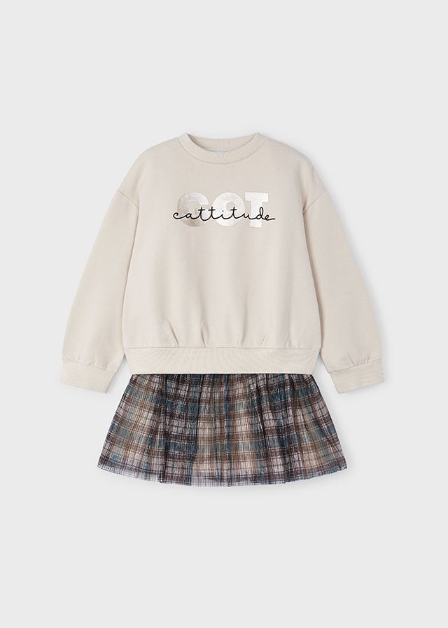 SET FUSTA TUL SI BLUZA