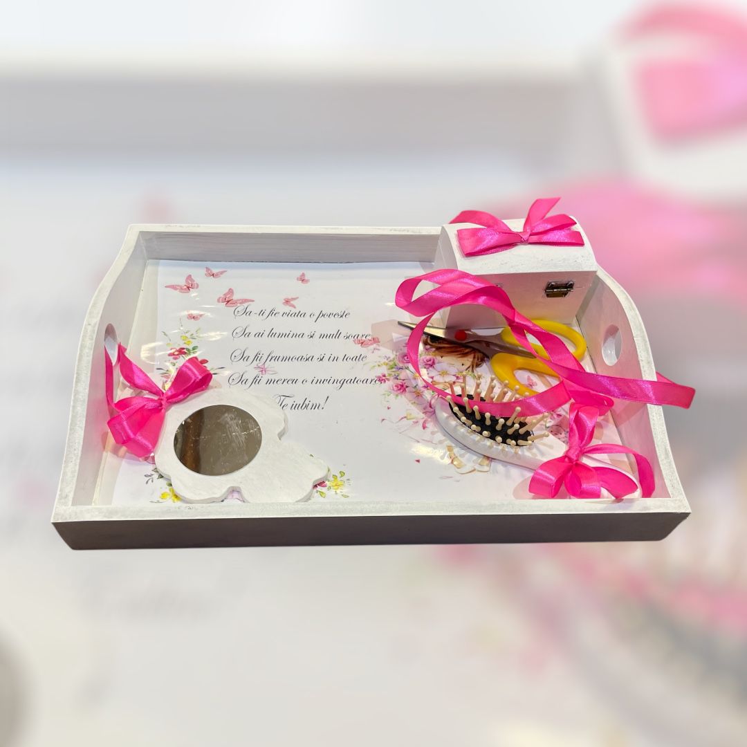 Tavita aniversara pink