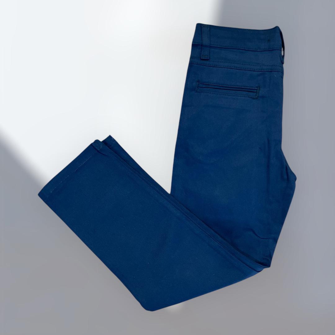 Pantaloni tercot bleumarin + CUREA CADOU