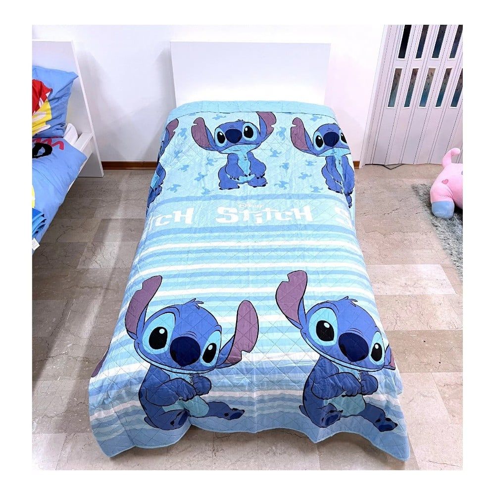 Cuvertura pentru pat, 250x150 cm, multicolor, Stitch