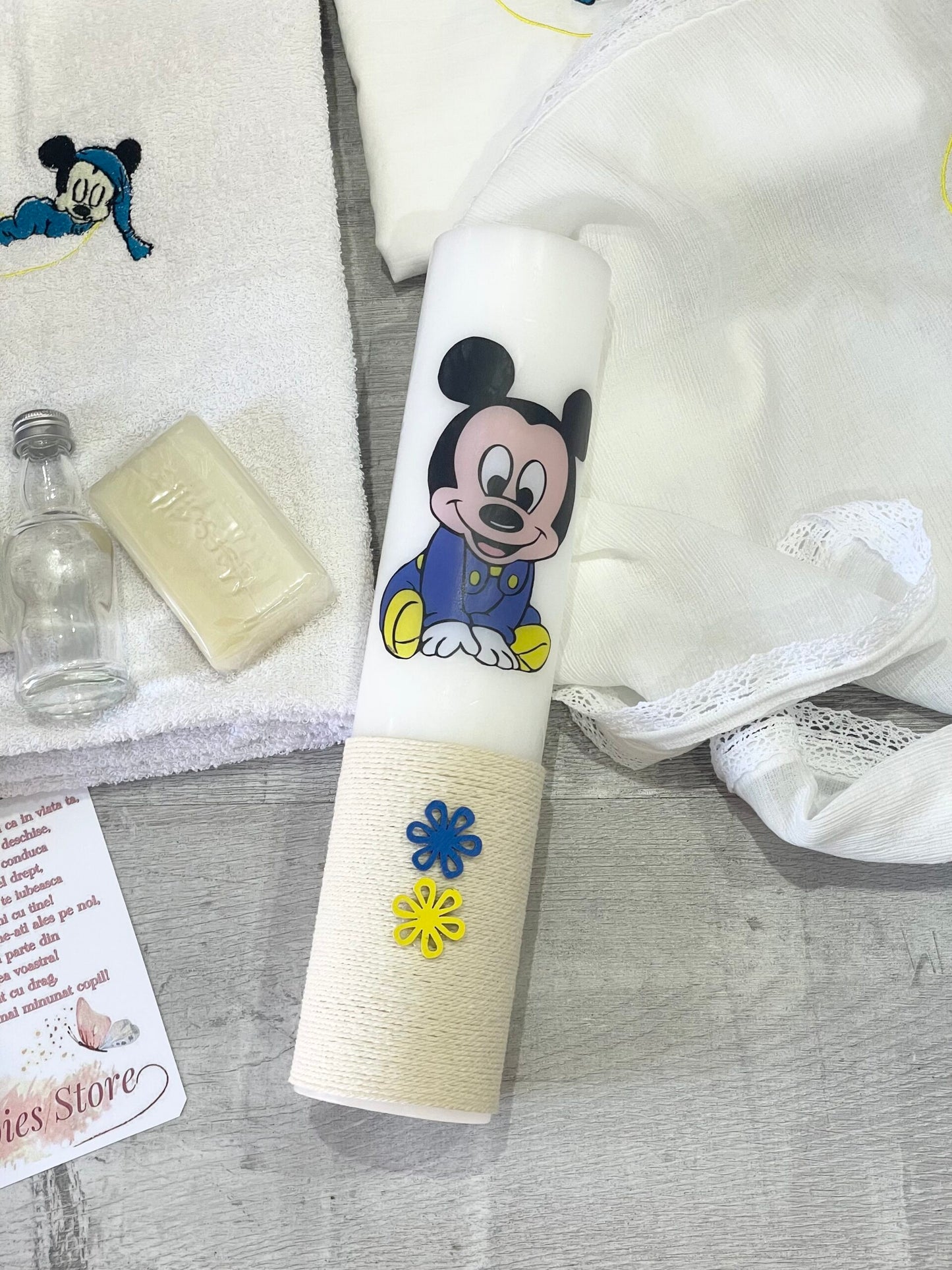 Trusou Baby Mickey + lumanare