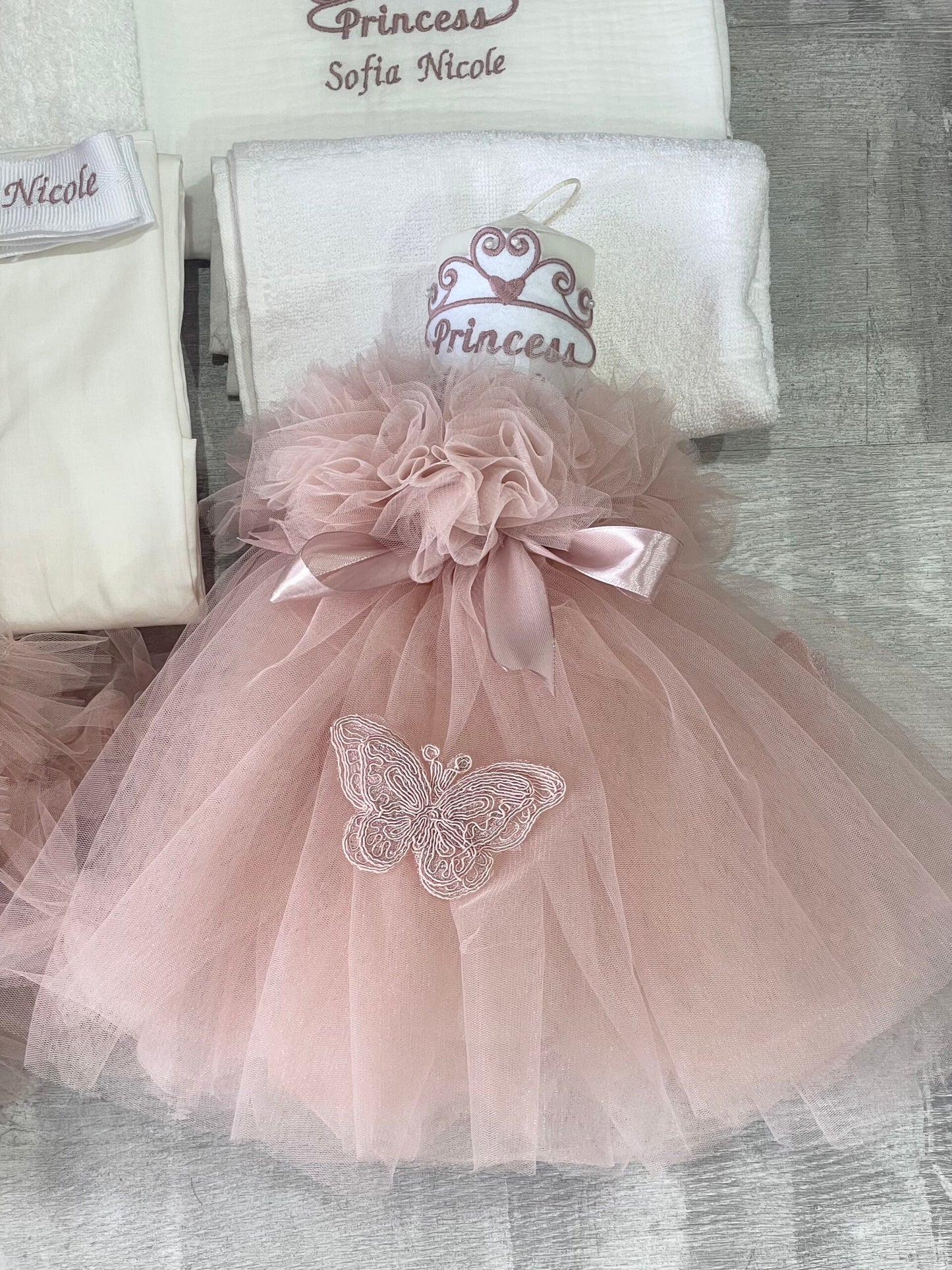 Pachet botez Princess pudra