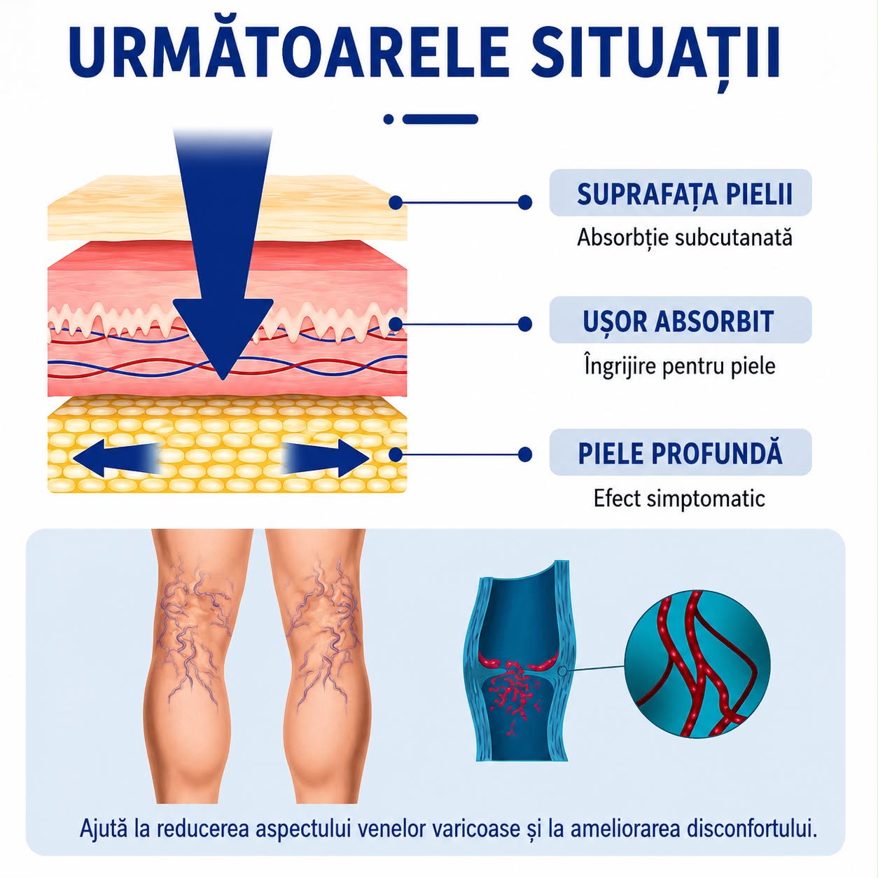 Cremă pentru Picioare Varicose