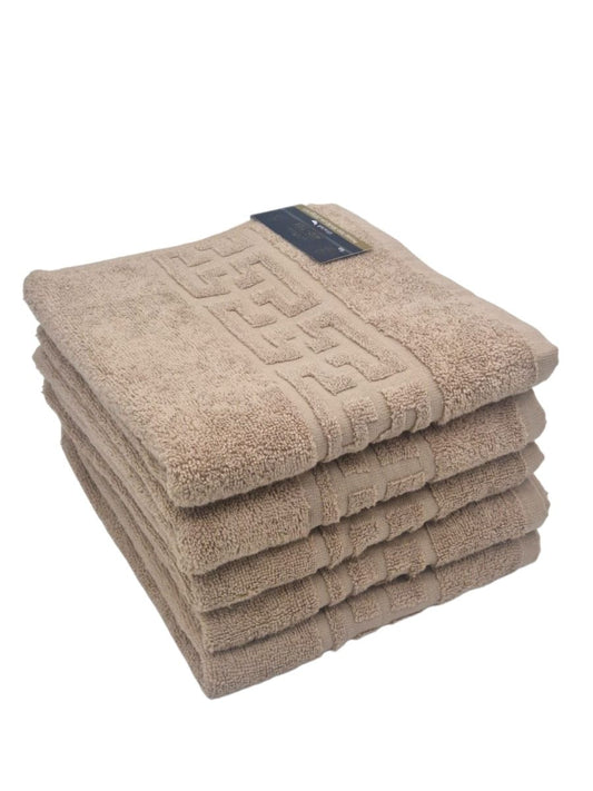 Set 5 Prosoape de fata model Greek, 50 x 90 cm, 100% BUMBAC PAKISTAN,