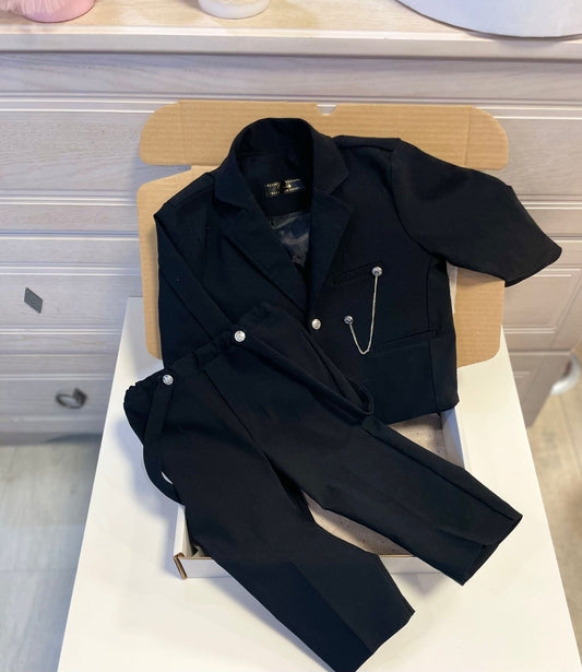 Costum Baby Boss negru