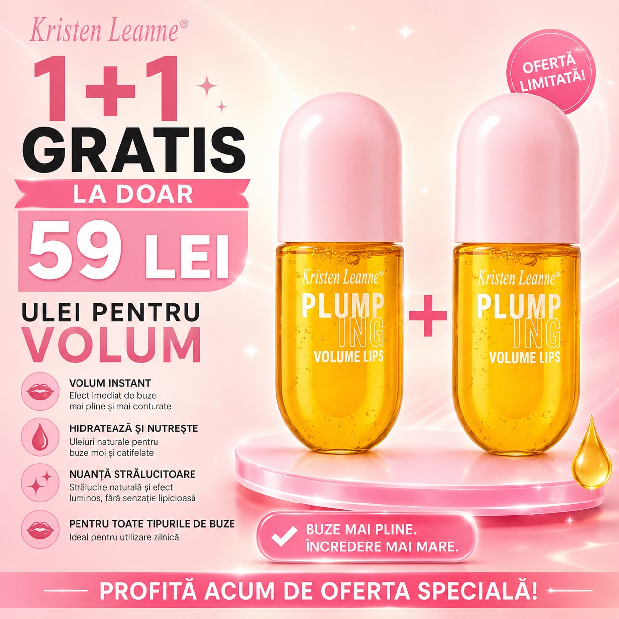 Gloss pentru Volum  Kristen Leanne