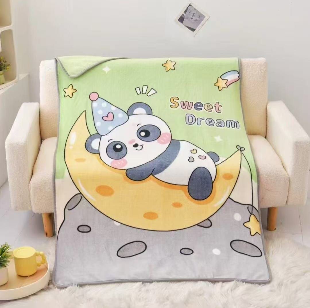 Patura Cocolino 1 Persoana 100x140cm Pentru Copii - Ursuletul Panda