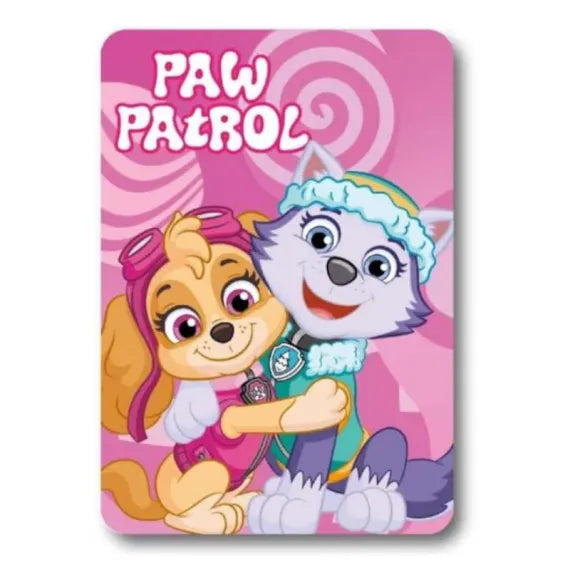 Patura fleece, 100x140 cm, Paw Patrol Skye and Everest