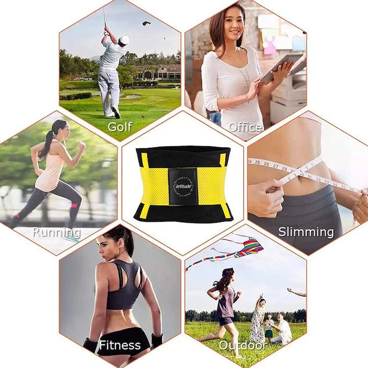 1+1 CADOU Aparat centura abdominala pentru incalzire si masaj, anti dureri menstruale, cu vibromasaj, portabil + CADOU CENTURA ABDOMINALA FITNESS MODELARE TALIE