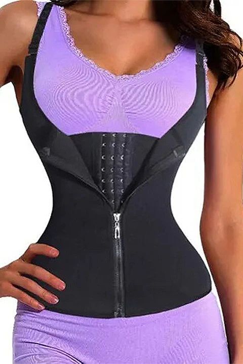 1+1 GRATIS  Corset SIKS Tip Vesta din Neopren pentru Slabit, Prindere Dubla