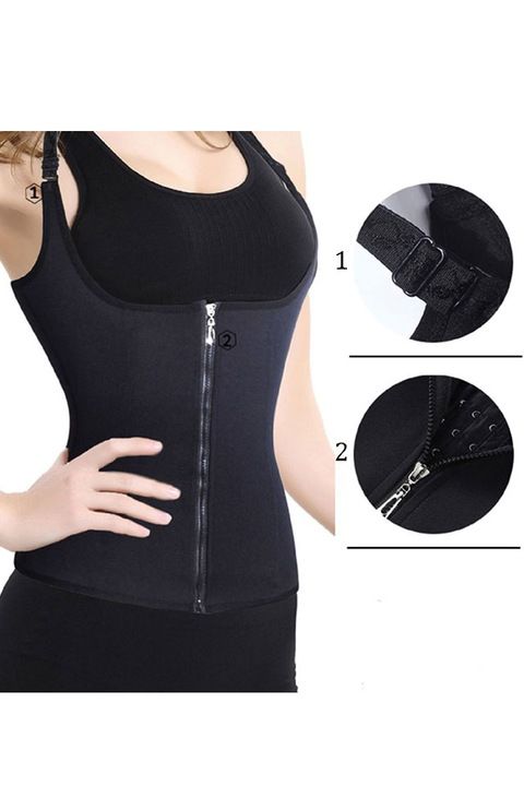1+1 GRATIS  Corset SIKS Tip Vesta din Neopren pentru Slabit, Prindere Dubla