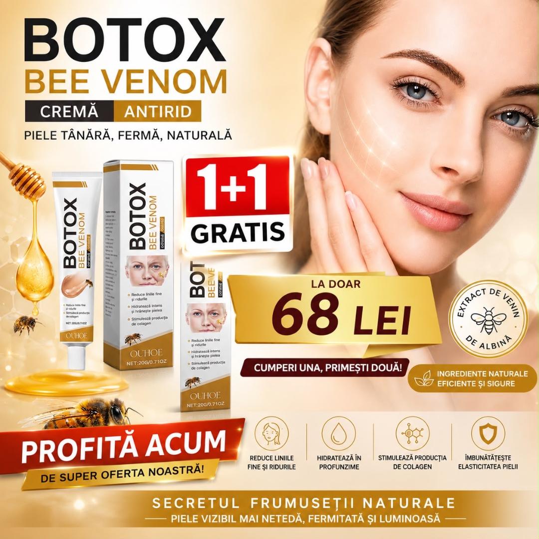 Crema antirid cu venin de albine